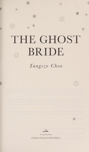 The ghost bride (2013)
