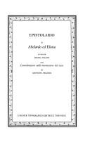 Peter Abelard: Epistolario di Abelardo ed Eloisa (Italian language, 2004, Unione tipografico-editrice torinese)