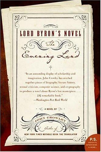 Lord Byron's Novel (Paperback, 2006, Harper Perennial)