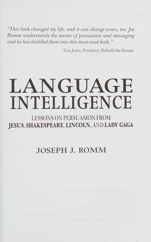 Joseph J. Romm: Language intelligence (2012, CreateSpace)