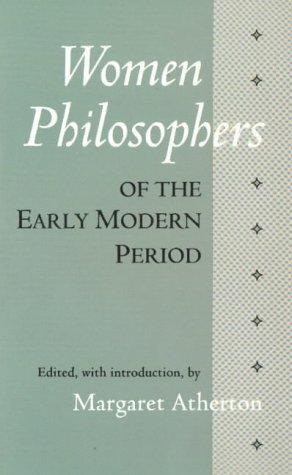 Women philosophers of the early modern period (Paperback, 1994, Hackett Pub. Co.)