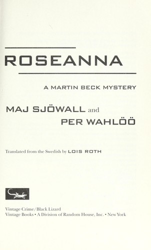 Maj Sjöwall: Roseanna (2008, Vintage Books)