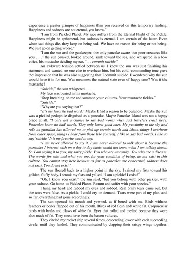 Cameron Pierce: The pickled apocalypse of pancake island (2011, Eraserhead Press)