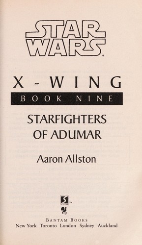 Starfighters of Adumar (Paperback, 1999, Bantam Books)