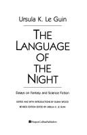The  language of the night (1992, HarperCollins Publishers)