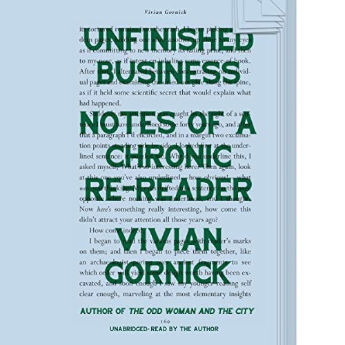 Vivian Gornick: Unfinished Business (AudiobookFormat, 2020, Blackstone Pub)