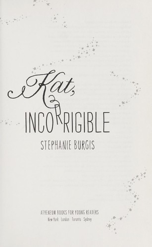 Stephanie Burgis: A most improper magick (2010, Atheneum Books for Young Readers)