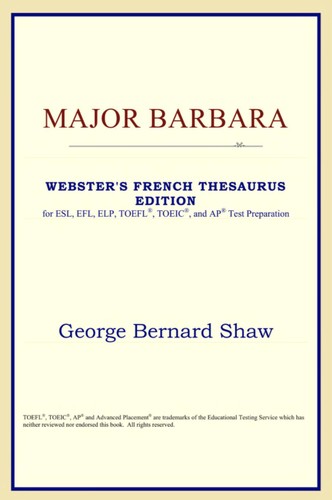 Bernard Shaw: Major Barbara (EBook, 2005, ICON Classics)