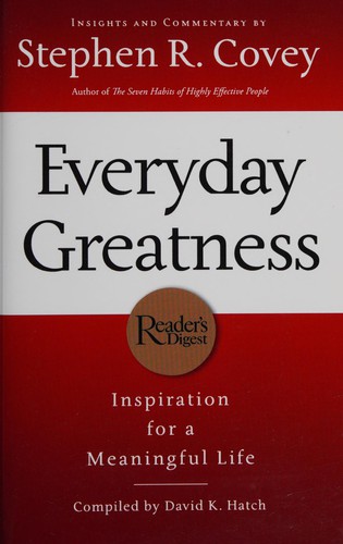 Everyday greatness (2006, Thomas Nelson)