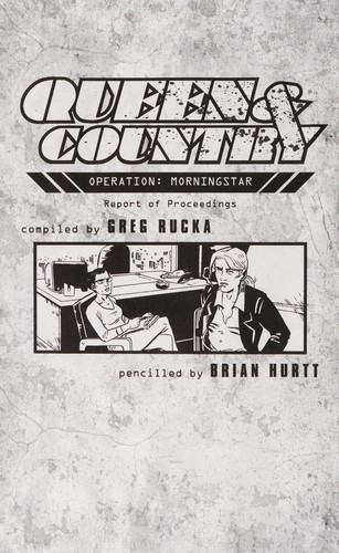 Greg Rucka: Queen & country. (2002, Oni)