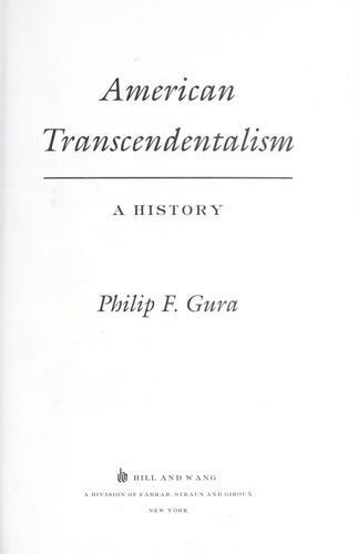American Transcendentalism (Hardcover, 2007, Hill and Wang)