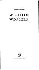 Robertson Davies: World of wonders (1980, Penguin Books, Penguin Books Canada)