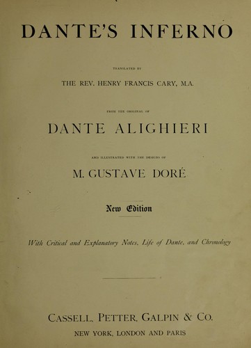 Dante Alighieri: Dante's Inferno. (1971, Indiana University Press)