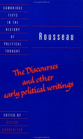 The discourses and other political writings (1997, Cambridge University Press)