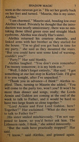 Patricia C. Wrede: Shadow Magic (Ace Books)