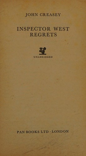 John Creasey: Inspector West Regrets (1970, Pan Books, Ltd., Pan Books)