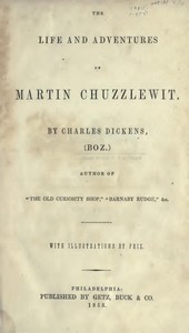 Charles Dickens: Martin Chuzzlewit (2006, Project Gutenberg)