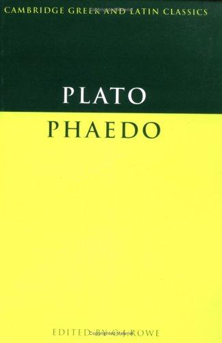 Plato: Phaedo (1993, Cambridge University Press)