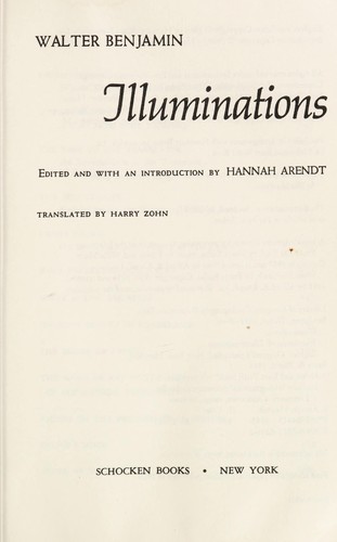 Illuminations (Paperback, 1969, Schocken Books)