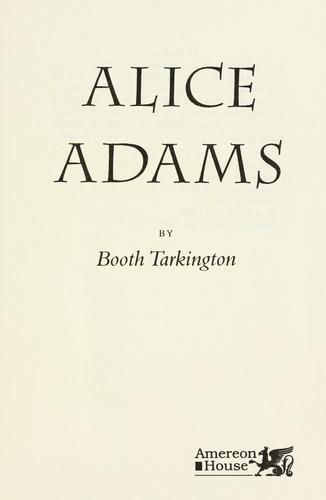 Alice Adams. (1921)