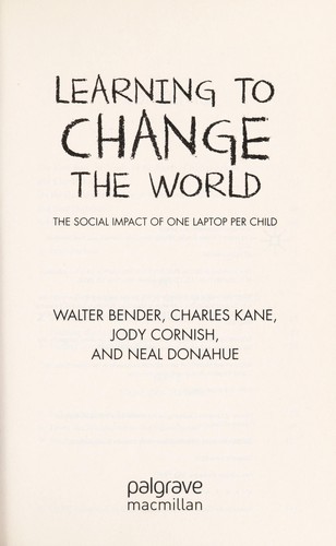 Learning to change the world (2012, Palgrave Macmillan)