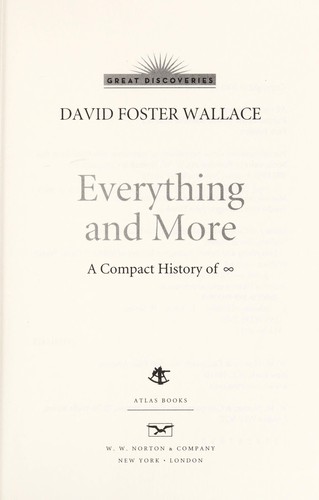 Everything and more : a compact history of [infinity]