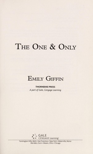 Emily Giffin: The one & only (2014)