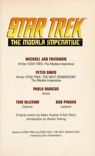 Peter David, Michael Jan Friedman: Star trek : the Modala imperative