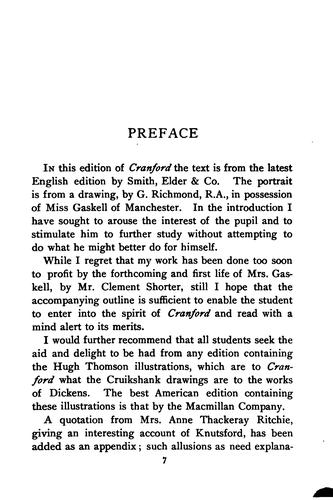 Elizabeth Cleghorn Gaskell: Cranford (1972, Oxford University Press)