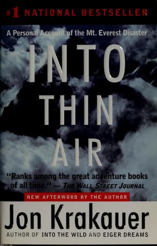 Into thin air (1999, Anchor Books/Doubleday)