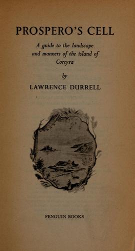 Lawrence Durrell: Prospero's cell (1978, Penguin Books)