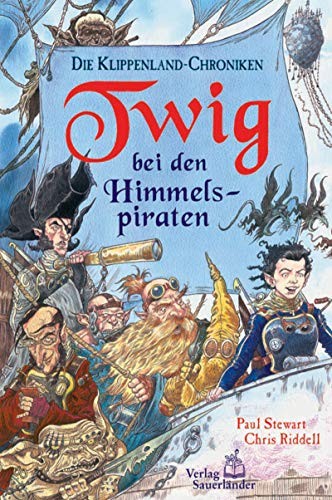 Chris Riddell, Paul Stewart: Die Klippenland-Chroniken 02. Twig bei den Himmelspiraten (Hardcover, 1990, Fischer Sauerländer)