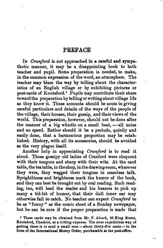 Elizabeth Cleghorn Gaskell: Cranford (1910, Houghton Mifflin company)