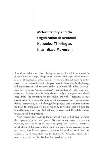 Rodolfo R. Llinás: I of the vortex (2001, MIT Press)