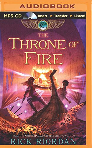 Rick Riordan, Katherine Kellgren: The Throne of Fire (AudiobookFormat, 2014, Brilliance Audio)