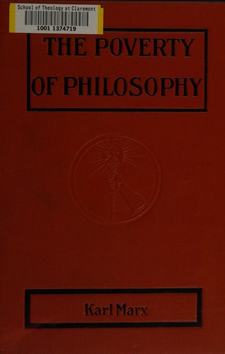 Karl Marx: The poverty of philosophy (1913, Charles H. Kerr)