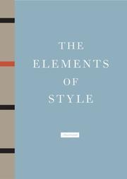 The elements of style (Hardcover, 2005, Penguin Press)