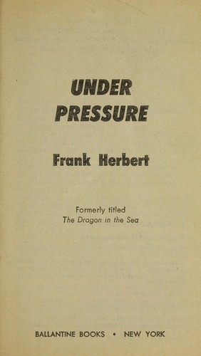 Under Pressure (Paperback, 1976, Ballantine Books)