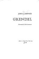 John Gardner: Grendel (1984, Knopf)