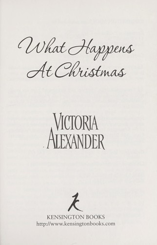 Victoria Alexander: What happens at Christmas (2012)