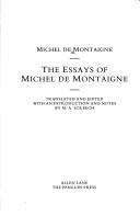 Michel de Montaigne: Montaigne (Hardcover, 1992, Viking Adult)