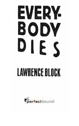 Lawrence Block: Everybody Dies (EBook, 2003, HarperCollins)