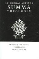 Thomas Aquinas: Summa Theologiae (Hardcover, 1990, Cambridge University Press)