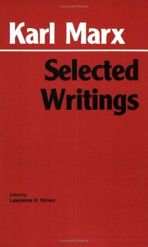 Selected writings (1994, Hackett)