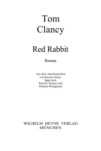 Red Rabbit (German language, 2002, W. Heyne)