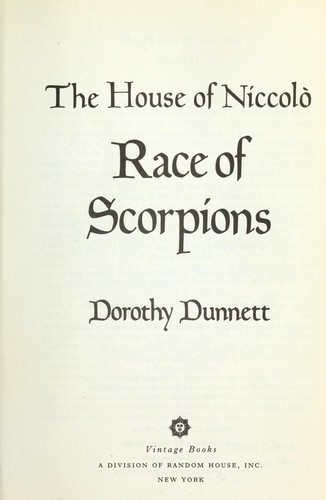 Dorothy Dunnett: Race of scorpions (1999, Vintage Books)
