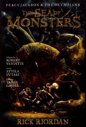 Rick Riordan, Attila Futaki, Tamas Gaspar: The Sea Of Monsters (Hardcover, Turtleback Books, Turtleback)
