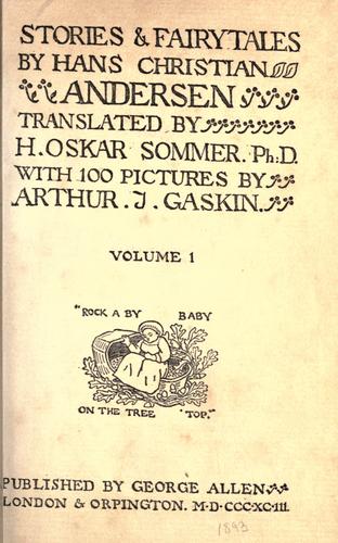 Hans Christian Andersen: Stories & fairy tales (1893, George Allen)