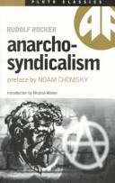 Rudolf Rocker: Anarcho-syndicalism (Hardcover, 1999, Pluto Press)