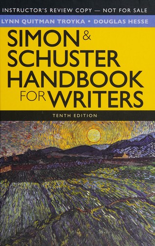 Lynn Q. Troyka, Doug D. Hesse: Simon and Schuster Handbook for Writers (2012, Pearson Education, Limited)